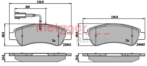 Brake Pad Set, disc brake